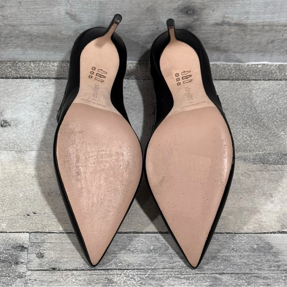 Cinq à Sept Margot Pointed Toe Pump Heels In Black - Size - 8 .US / 38 .EU - Picture 9 of 11